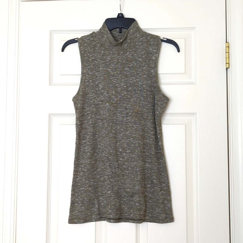 Mock neck tank